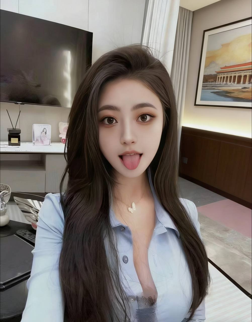 NEW👠BELLA RAGAZZE ORIENTALE，NOVITÀ! VENUTE，BACI MI FACIO SC 4